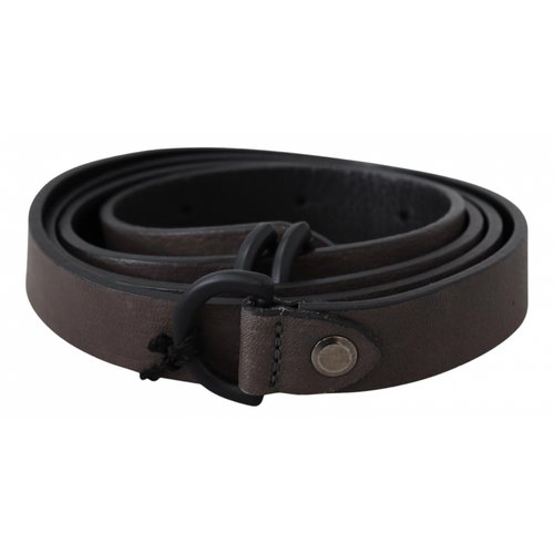 Pre-owned Costume National Leather Belt In Brown