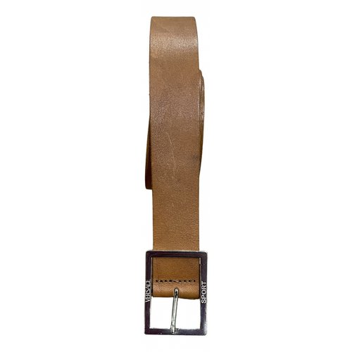 Pre-owned Versace Leather Belt In Brown