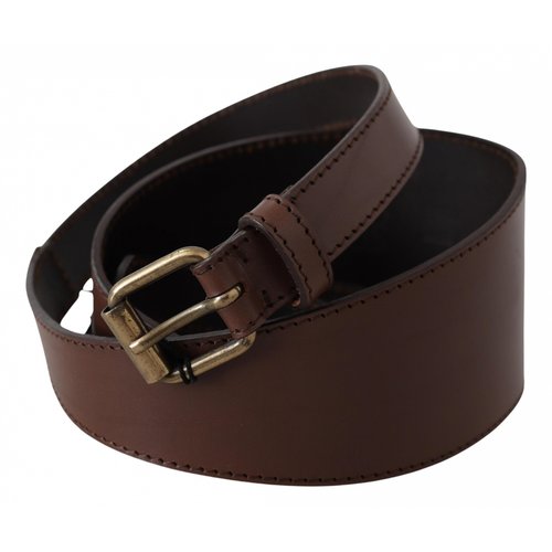 Pre-owned Plein Sud Leather Belt In Brown