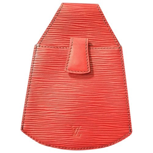 Pre-owned Louis Vuitton New Wave Belt In Red