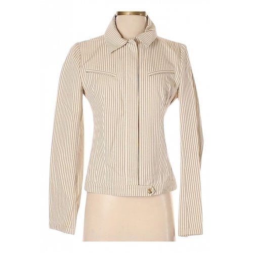 Pre-owned Costume National Jacket In Beige