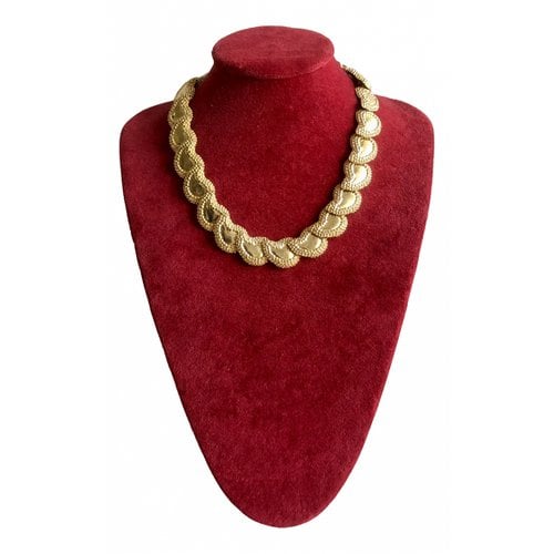 Pre-owned Ted Lapidus Necklace In Gold