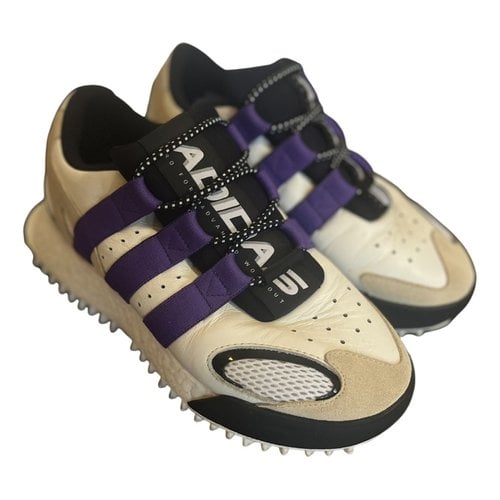 Pre-owned Adidas Originals By Alexander Wang Leather Trainers In Multicolour
