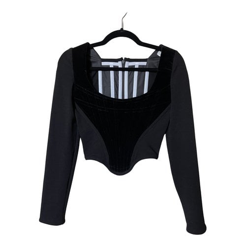 Pre-owned Vivienne Westwood Velvet Corset In Black