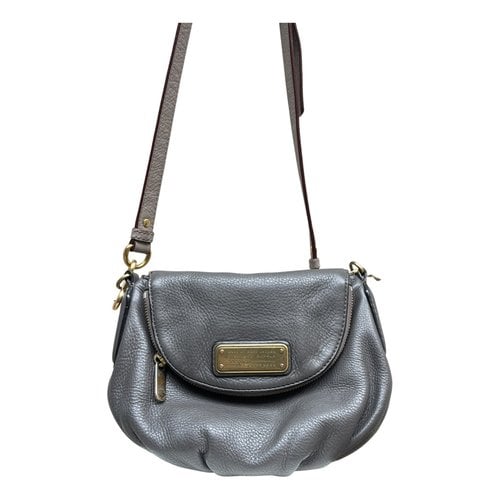 Pre-owned Marc By Marc Jacobs Leather Crossbody Bag In Grey