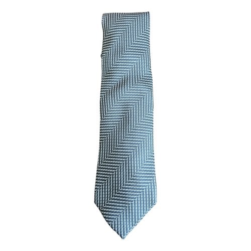 Pre-owned Tom Ford Silk Tie In Grey