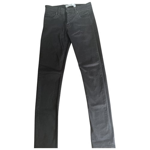Pre-owned Victoria Beckham Slim Jeans In Grey