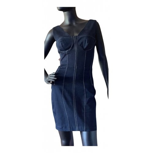 Pre-owned Guess Mid-length Dress In Blue