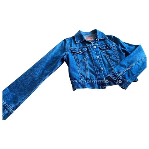 Pre-owned Replay Short Vest In Blue