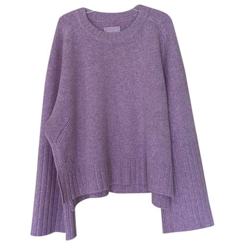 Pre-owned Zadig & Voltaire Cashmere Jumper In Purple