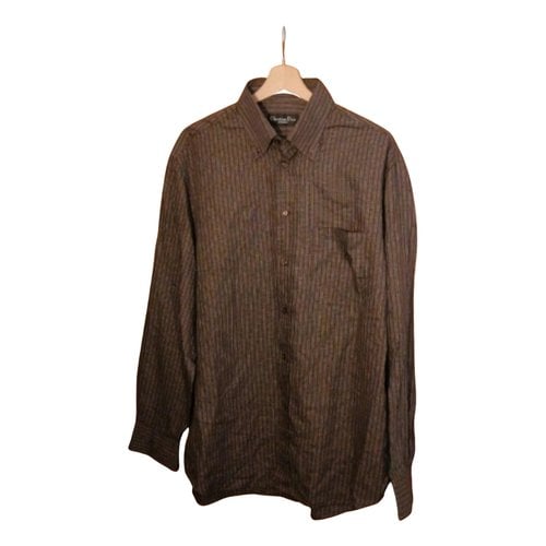 Pre-owned Dior Shirt In Brown