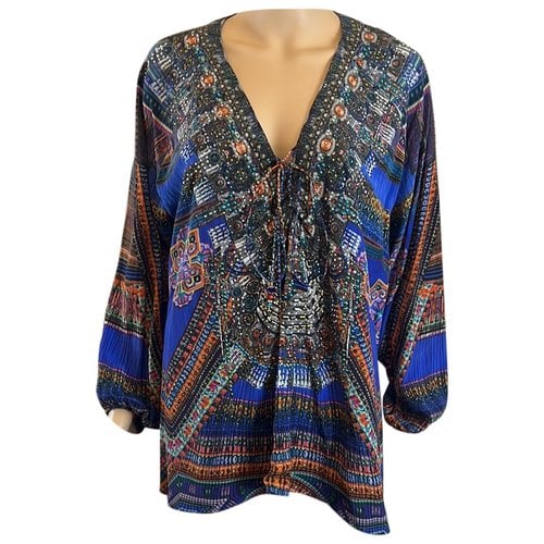 Pre-owned Camilla Silk Blouse In Blue