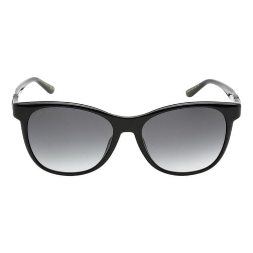 Pre-owned Jimmy Choo Oversized Sunglasses In Black