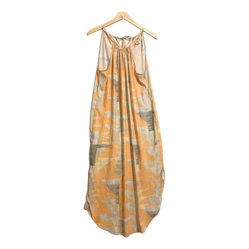 Pre-owned Mara Hoffman Mid-length Dress In Orange
