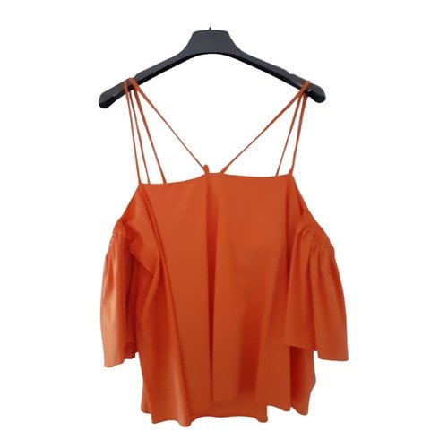 Pre-owned Pinko Camisole In Orange