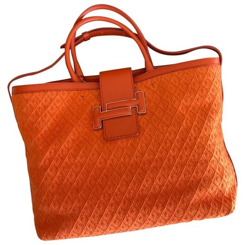 Pre-owned Tod's Handbag In Orange