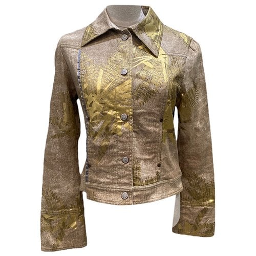Pre-owned Christian Lacroix Blazer In Gold