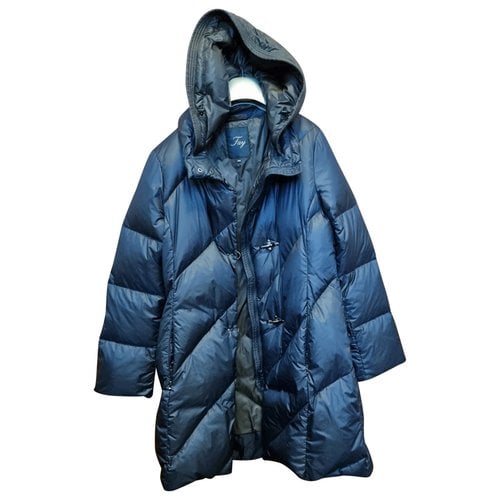Pre-owned Fay Puffer In Blue