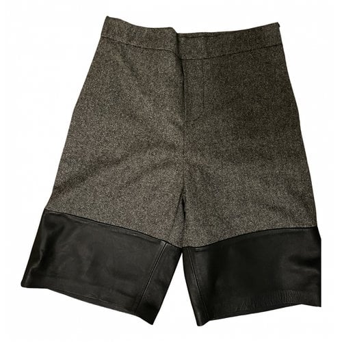 Pre-owned Oneone Wool Bermuda In Anthracite
