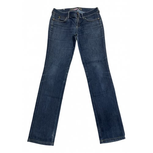 Pre-owned Blugirl Folies Straight Jeans In Blue