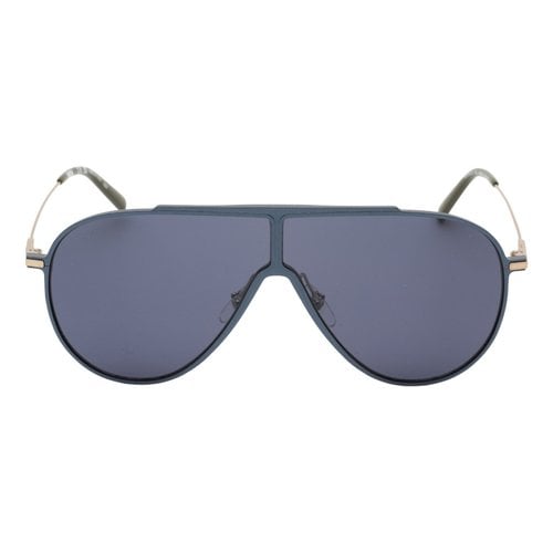 Pre-owned Mcm Oversized Sunglasses In Blue