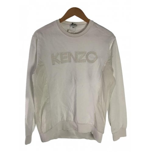 Pre-owned Kenzo Sweatshirt In White