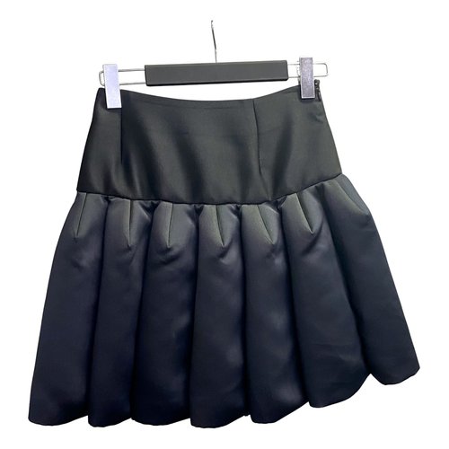 Pre-owned Co Mini Skirt In Black