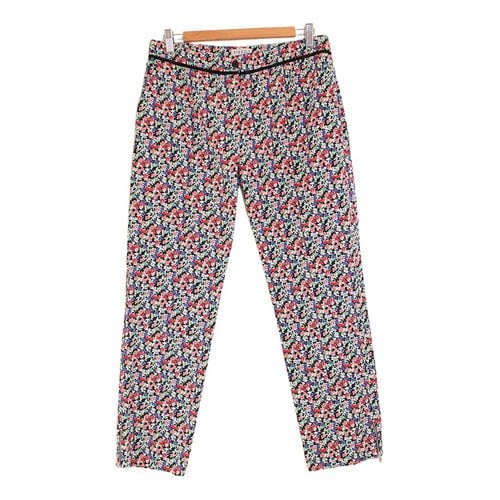 Pre-owned Claudie Pierlot Trousers In Multicolour