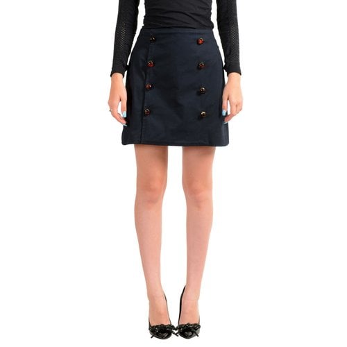 Pre-owned Dsquared2 Mini Skirt In Navy