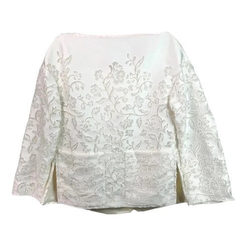 Pre-owned Louis Vuitton Blouse In White
