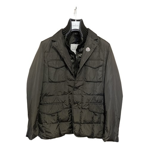 Pre-owned Moncler Puffer In Khaki