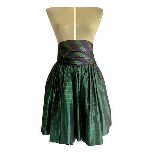 Pre-owned Saint Laurent Skirt In Green