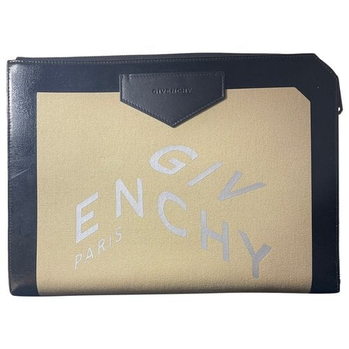 Pre-owned Givenchy Clutch Bag In Beige