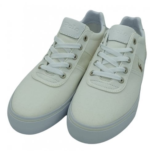 Pre-owned Polo Ralph Lauren Low Trainers In White