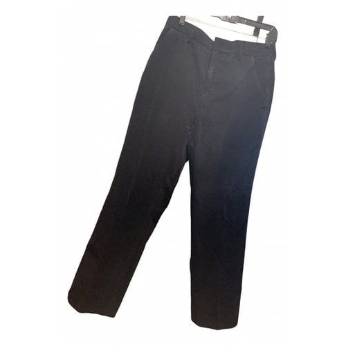Pre-owned Louis Vuitton Cashmere Trousers In Black