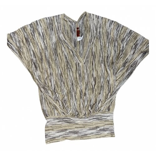 Pre-owned Missoni Tunic In Gold