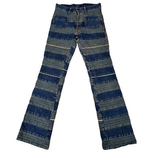 Pre-owned Hysteric Glamour Bootcut Jeans In Blue