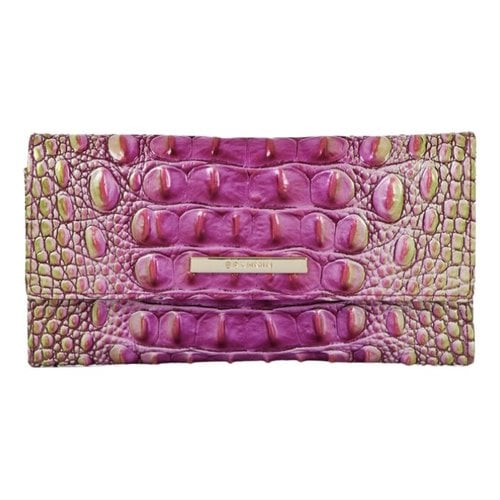 Pre-owned Brahmin Leather Wallet In Multicolour