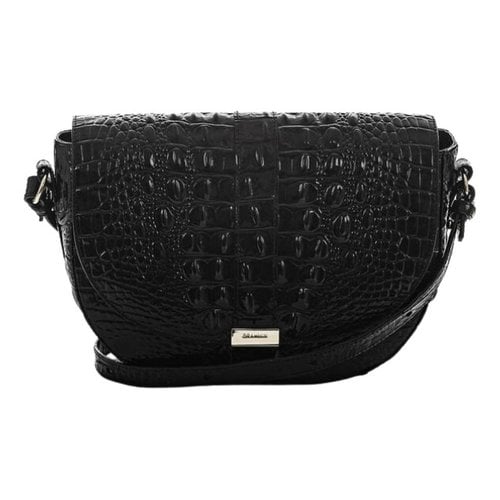 Pre-owned Brahmin Leather Handbag In Black