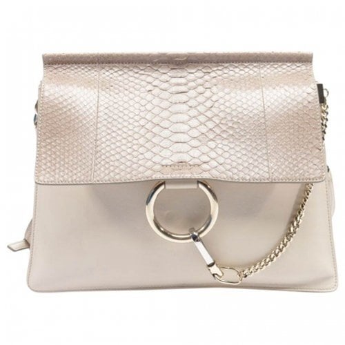 Pre-owned Chloé Leather Bag In White