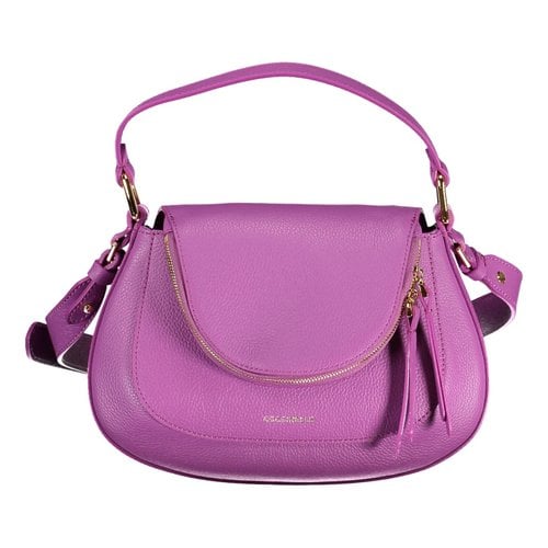 Pre-owned Coccinelle Leather Handbag In Purple