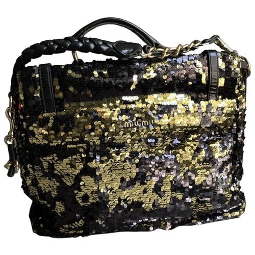 Pre-owned Miu Miu Glitter Handbag In Multicolour