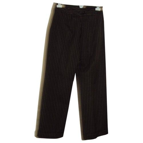 Pre-owned Paul Smith Wool Large Pants In Black
