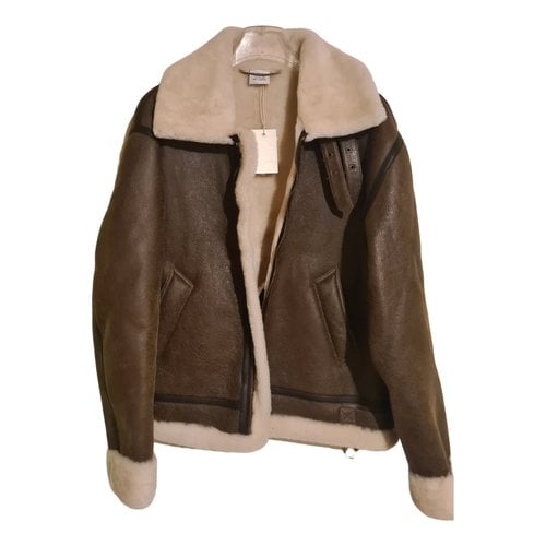Pre-owned Vetements Leather Vest In Brown