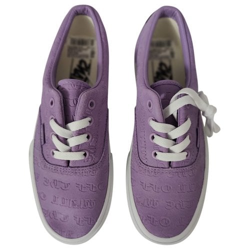 Pre-owned Vans Cloth Trainers In Purple