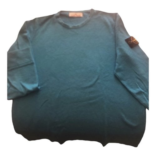 Pre-owned Stone Island Pull In Turquoise
