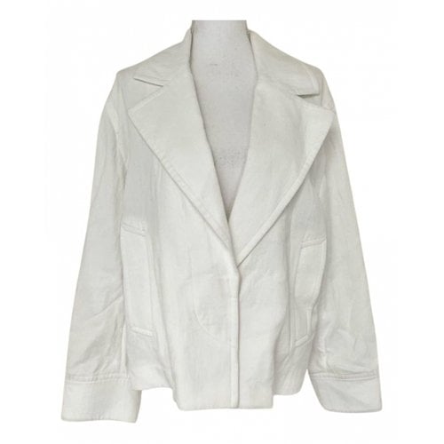 Pre-owned Vince Blazer In White