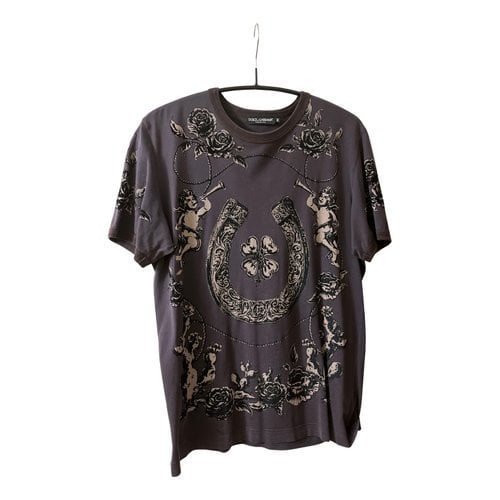 Pre-owned Dolce & Gabbana T-shirt In Anthracite