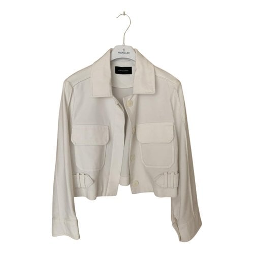Pre-owned Low Classic Jacket In White