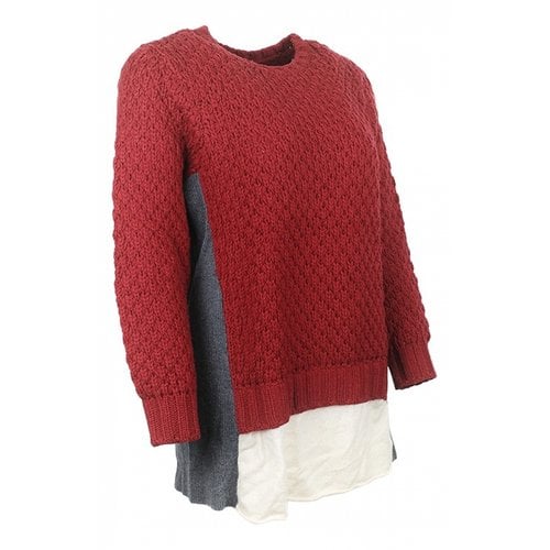 Pre-owned Undercover Wool Jumper In Red